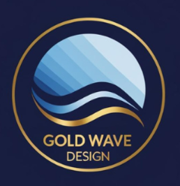 Logo Gold Wave Design